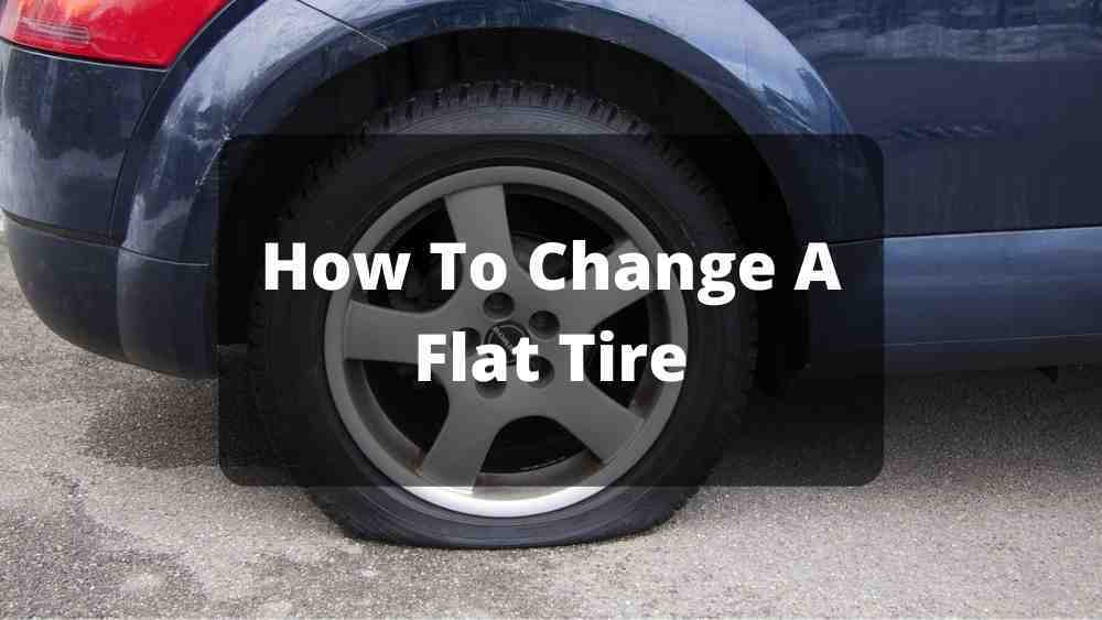 how to change flat tire