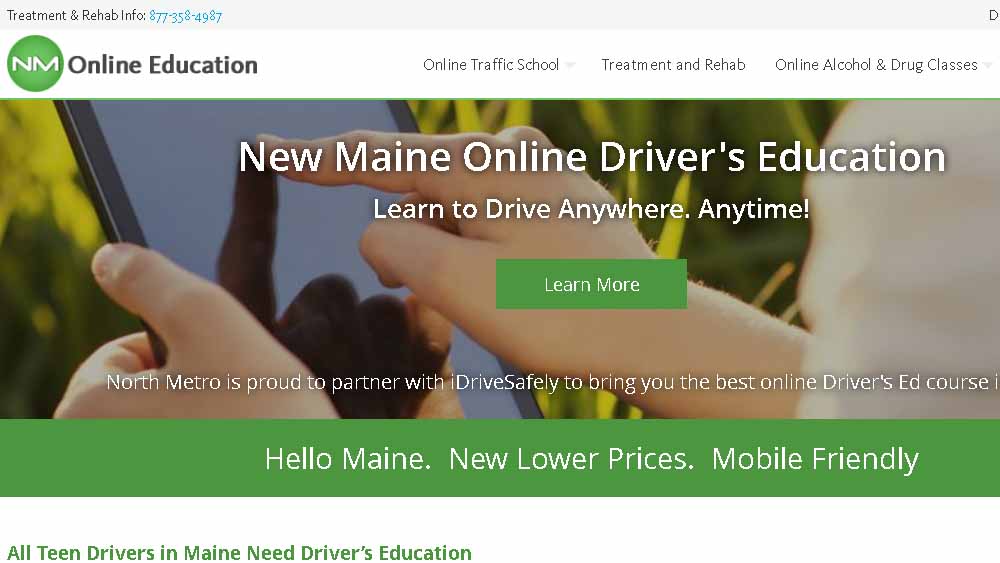 Best Online Driver's Ed in Maine NM Online