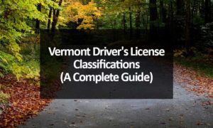 Vermont Driver's License Classifications