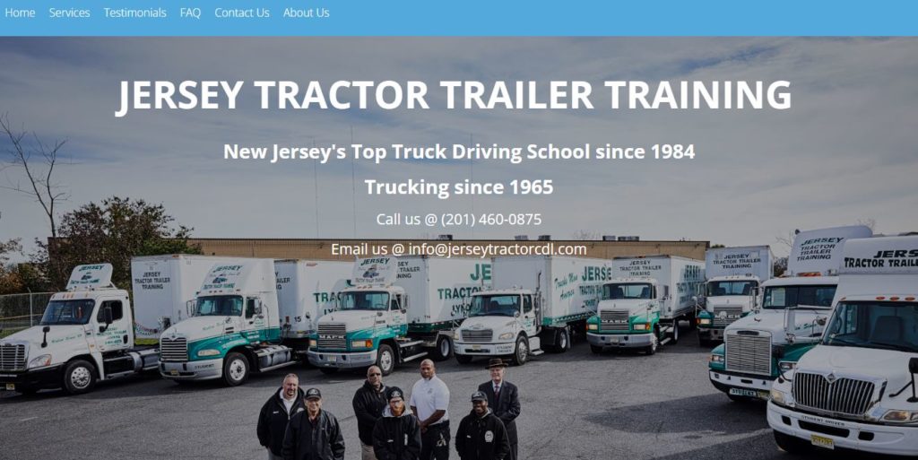 Best Trucking Schools Near Jersey City, NJ Jersey Tractor Trailer Training